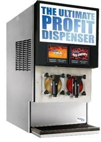 Frozen Carbonated Beverage Machine 2 Barrel Dispenser $