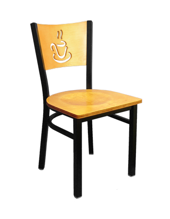 Coffee Metal Chair M836H $42
